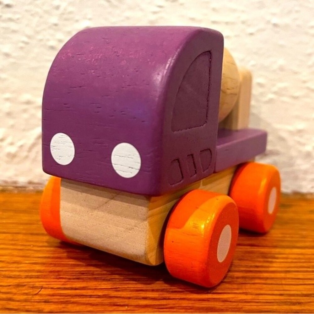 NEW Rubber Wood Mini Cement Truck